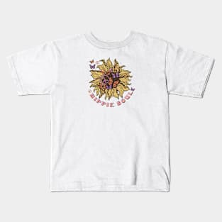 hippie soul flower Kids T-Shirt